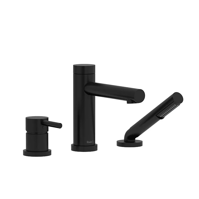 Riobel GS 3-Piece Deck-Mount Tub Filler with Hand Shower