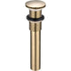 Aqua Solid Brass Pop-Up Drain NO Overflow
