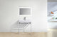 Haus 30" Stainless Steel Console With White Acrylic Sink