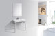 Haus 36" Stainless Steel Console With White Acrylic Sink
