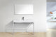 Haus 40" Stainless Steel Console With White Acrylic Sink