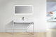 Haus 40" Stainless Steel Console With White Acrylic Sink