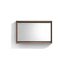 Bosco 48″ Framed Mirror With Shelve – Butternut Finish