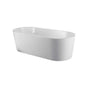 Kube Ovale White Free Standing Bathtub