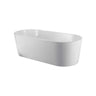 Kube Ovale White Free Standing Bathtub