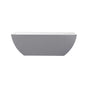 Kube Obliquo White Free Standing Bathtub