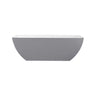 Kube Obliquo White Free Standing Bathtub