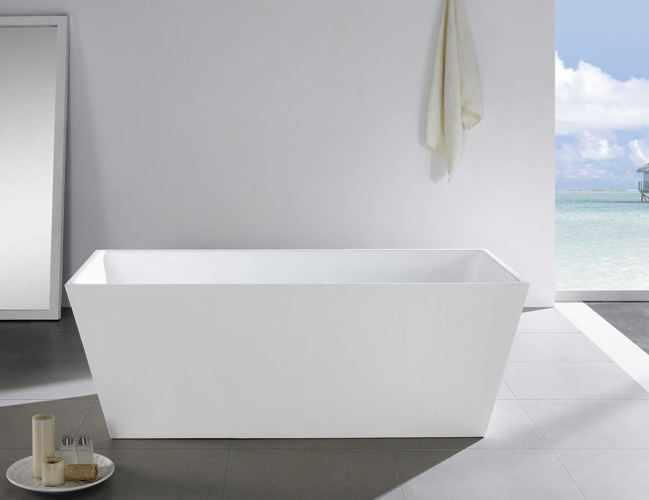 Kube Squadra Free Standing Bathtub