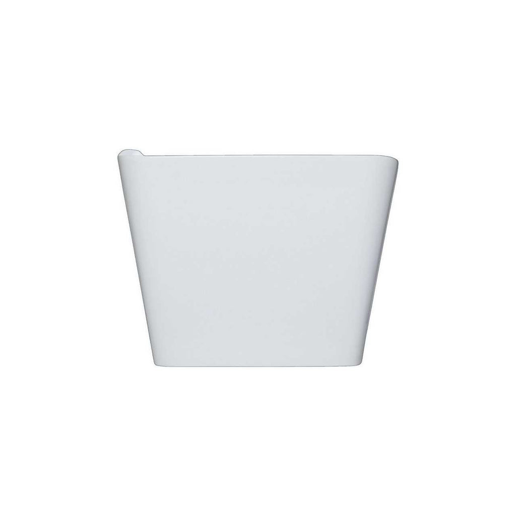 Kube Ondulato 67” White Free Standing Bathtub