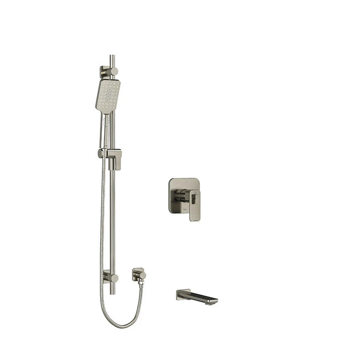 Riobel Equinox Bath & Shower System with Tub Spout and Hand Shower Rail