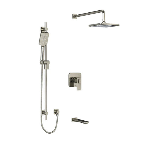 Riobel Equinox 3-Way System with Hand Shower Rail, Shower Head and Tub Spout