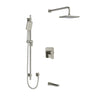 Riobel Fresk 3-Way System with Hand Shower Rail, Shower Head and Tub Spout