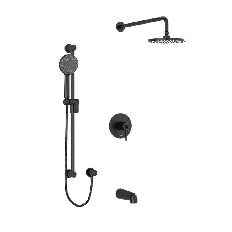 Riobel GS 3-Way System with Hand Shower Rail, Shower Head and Tub Spout