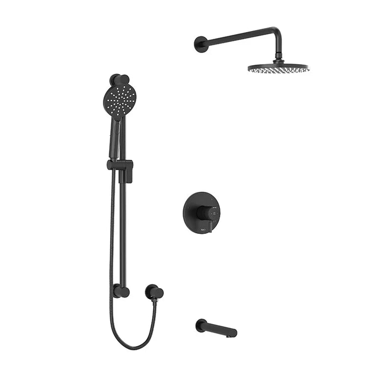 Riobel Riu 3-Way Shower System with Handheld Shower, Shower Head, and Tub Spout – Complete Bathroom Set