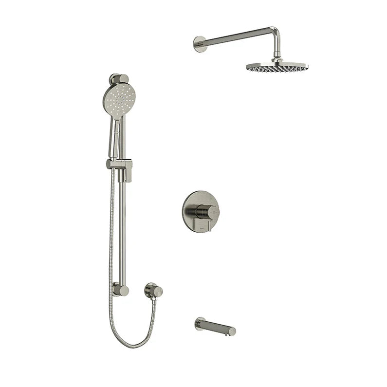 Riobel Riu 3-Way Shower System with Handheld Shower, Shower Head, and Tub Spout – Complete Bathroom Set