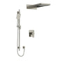 Riobel Fresk 3-Way System with Hand Shower Rail and Rain and Cascade Shower Head