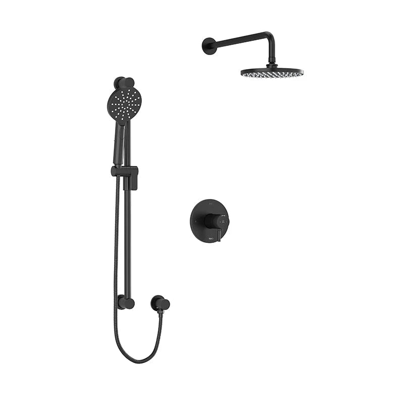 Riobel Riu 2-Way Shower Kit with Handheld Shower and Rain Shower Head – Complete System