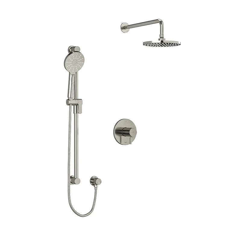 Riobel Riu 2-Way Shower Kit with Handheld Shower and Rain Shower Head – Complete System
