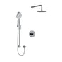 Riobel Riu 2-Way Shower Kit with Handheld Shower and Rain Shower Head – Complete System