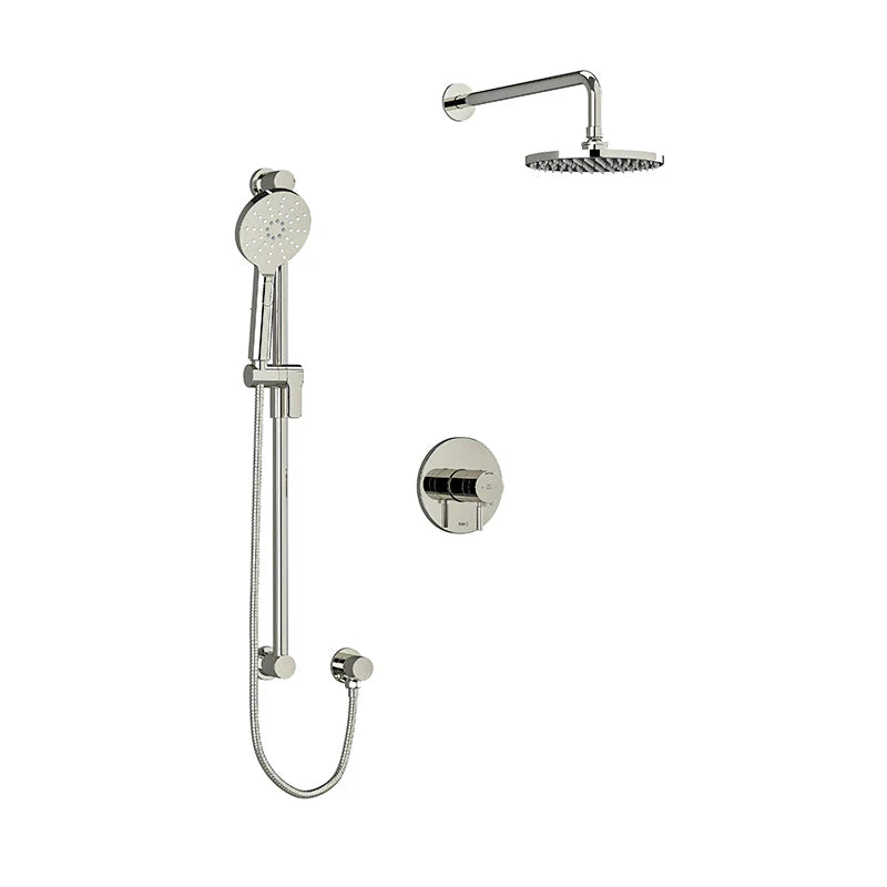 Riobel Riu 2-Way Shower Kit with Handheld Shower and Rain Shower Head – Complete System