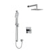 Riobel Kubik 2-Way Shower System with Handheld Shower and Shower Head – Modern Bath Kit