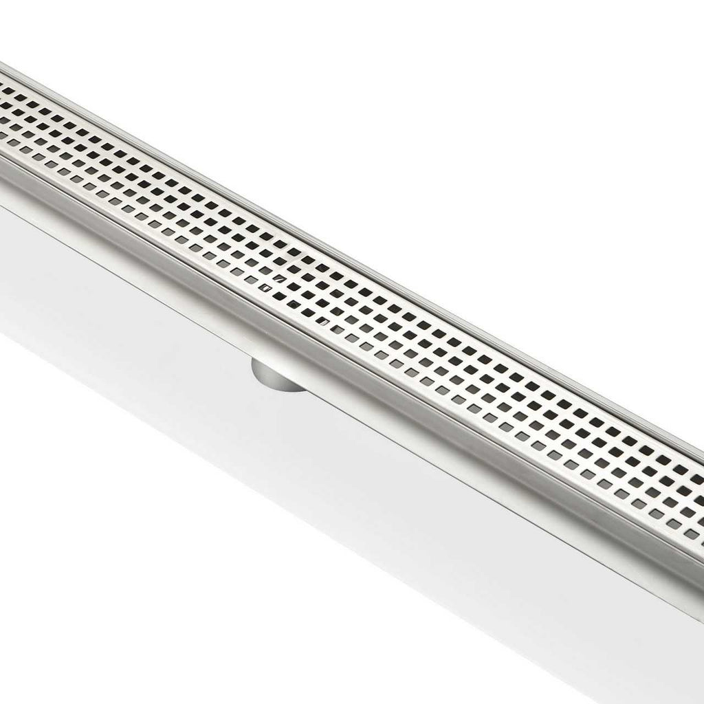 Kube 36″ Linear Drain with Pixel Grate