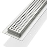 Kube 48″ Linear Drain with Pixel Grate