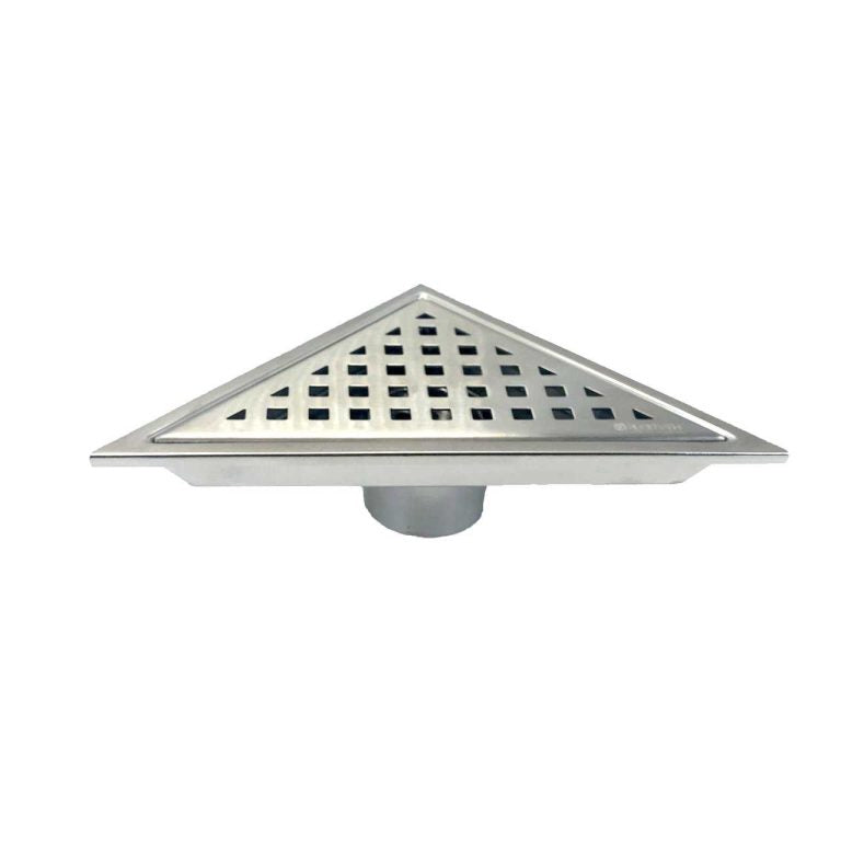 Kube 6.5″ Triangle Stainless Steel Pixel Grate – Chrome