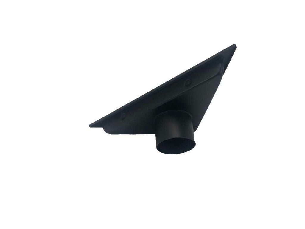 Kube 6.5″ Triangle Stainless Steel Pixel Grate – Matte Black