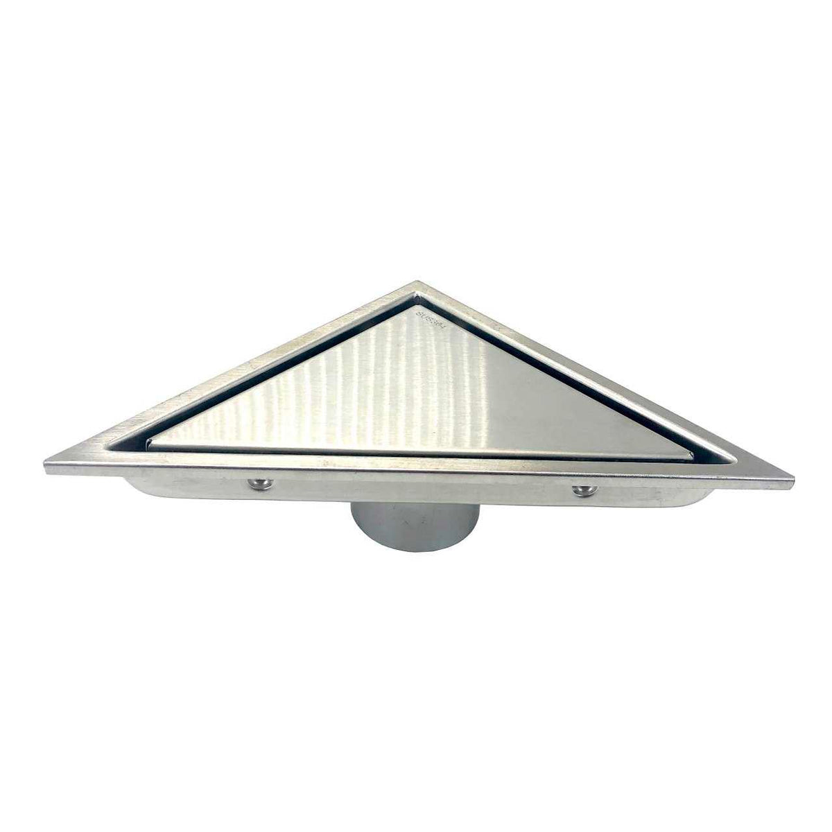 Kube 6.5″ Triangle Stainless Steel Tile Grate – Chrome