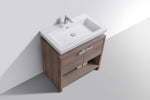 Levi 30" Modern Bathroom Vanity with Cubby Hole