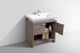 Levi 30" Modern Bathroom Vanity with Cubby Hole