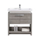 Levi 30" Modern Bathroom Vanity with Cubby Hole