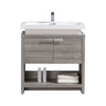 Levi 30" Modern Bathroom Vanity with Cubby Hole