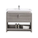 Levi 40" Modern Bathroom Vanity with Cubby Hole