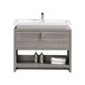 Levi 40" Modern Bathroom Vanity with Cubby Hole