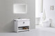 Levi 48" Modern Bathroom Vanity with Cubby Hole