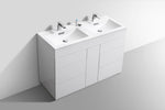 Milano 60" Double Sink Modern Bathroom Vanity