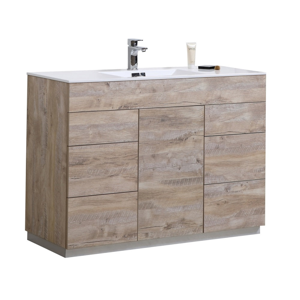 Milano 48" Single Sink Modern Bathroom Vanity
