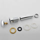 KubeBath Solid Brass Construction Pop-Up Drain With Overflow – Chrome