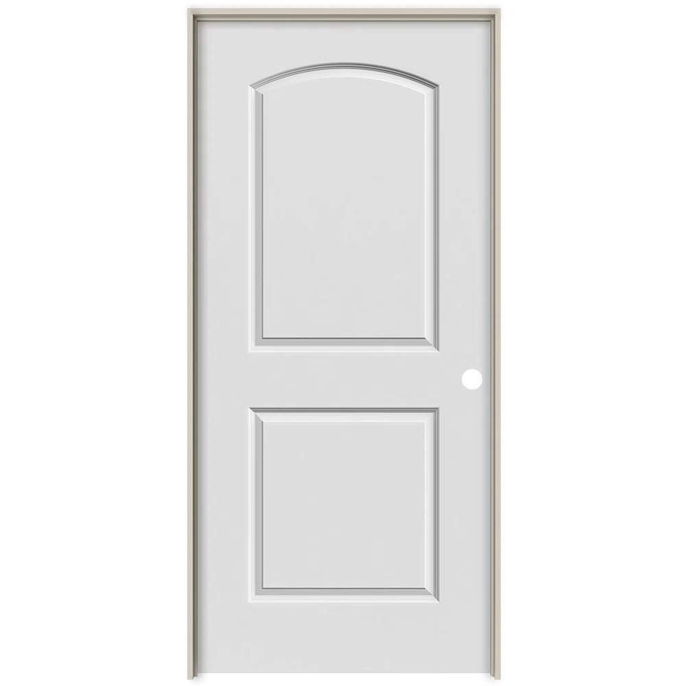 Fire Rated 2-Panel Arch Solid Door (Pre-Hung)-80"