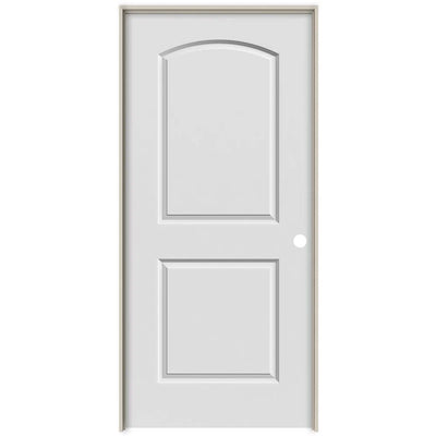 Fire Rated 2-Panel Arch Solid Door (Pre-Hung)-80"