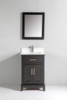 Vanity Art - Noble 24" Single Sink Bathroom Vanity Set with Sink and Mirror