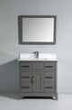 Vanity Art - Noble 36" Single Sink Bathroom Vanity Set with Sink and Mirror