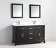 Vanity Art - Noble 72" Double Sink Bathroom Vanity Set with Sink and Mirrors
