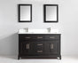 Vanity Art - Noble 72" Double Sink Bathroom Vanity Set with Sink and Mirrors