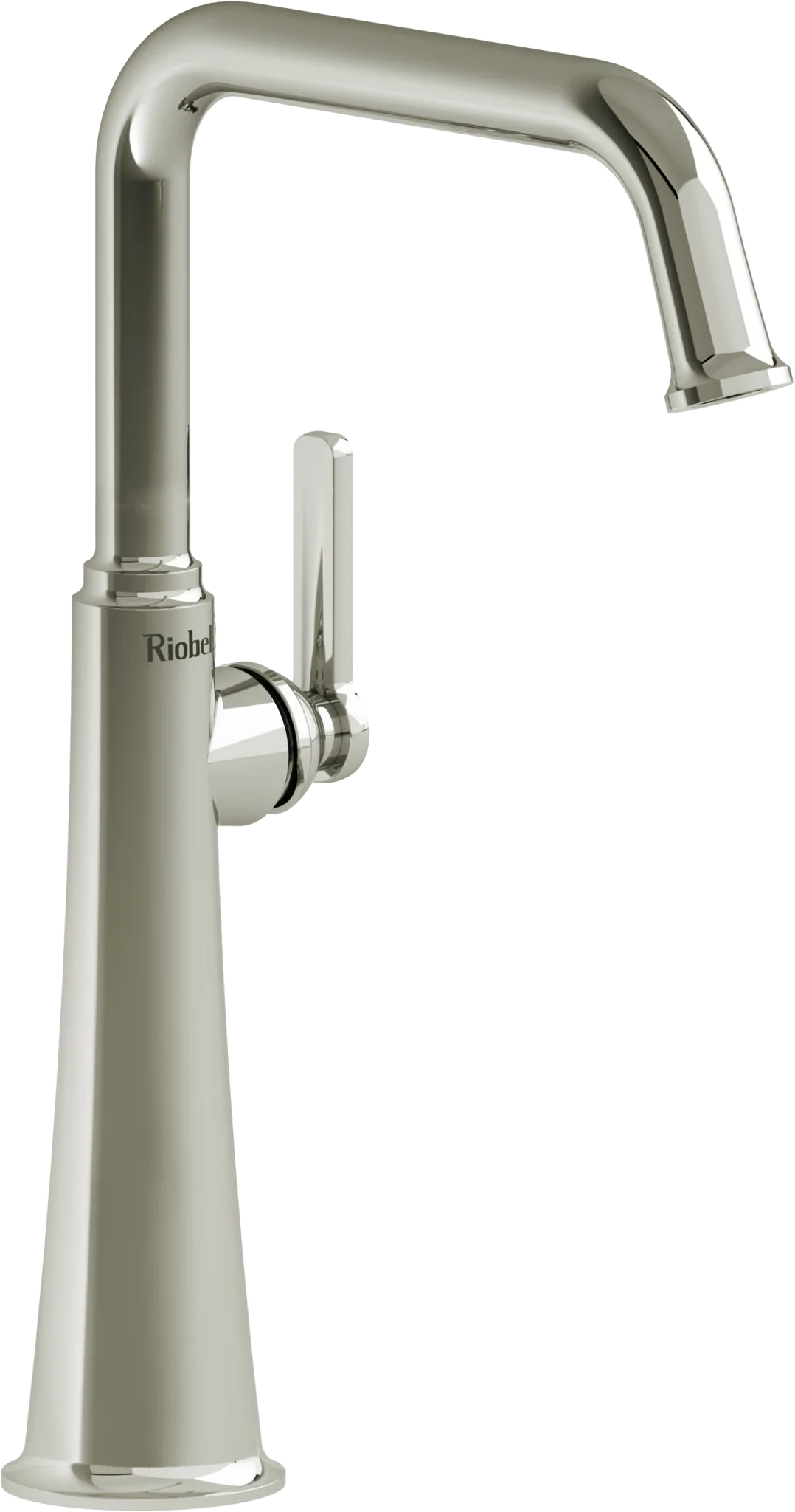 Riobel Momenti Single-Hole Vessel Faucet with Square Spout