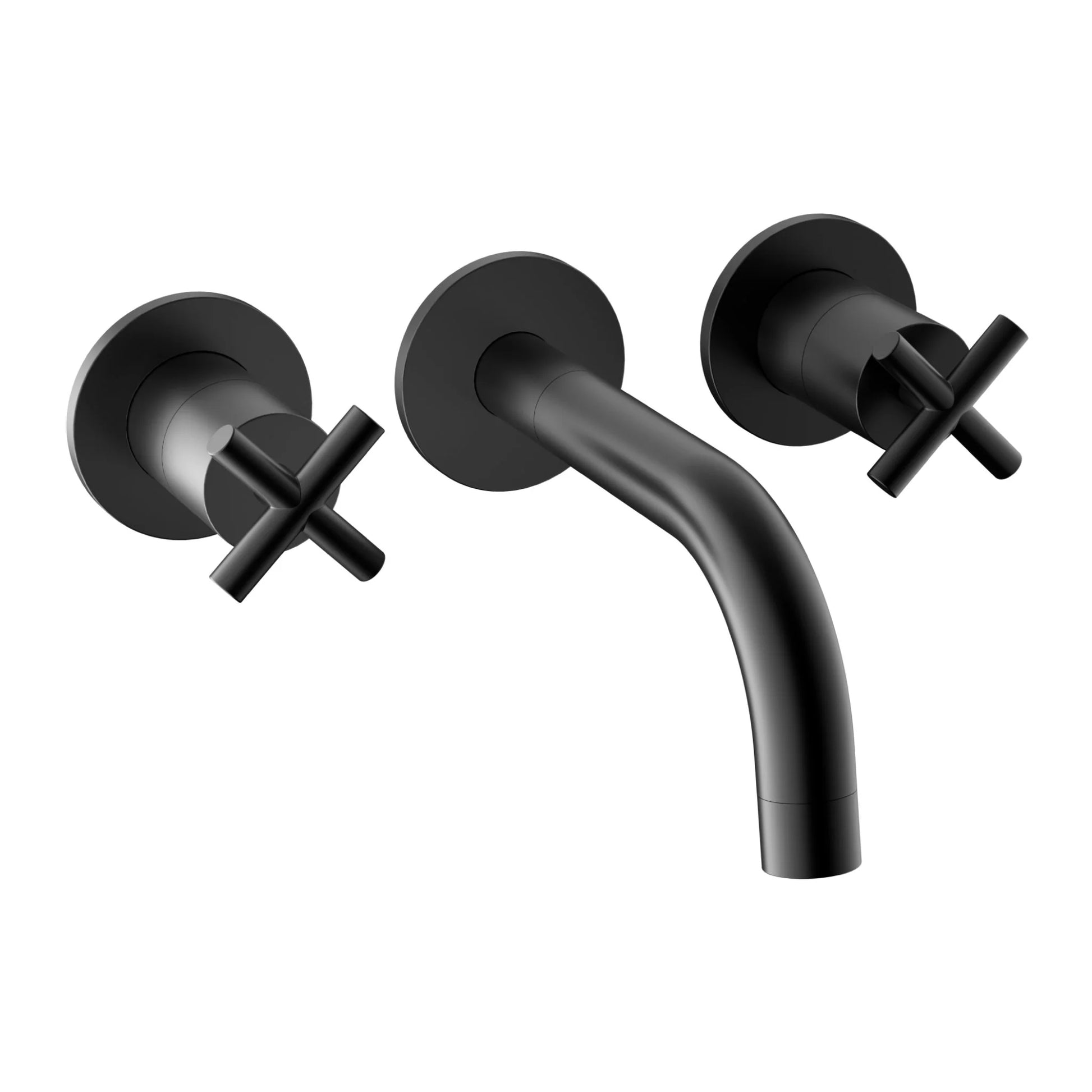 Royale Brushed 2-Handle Wall Mounted Faucet