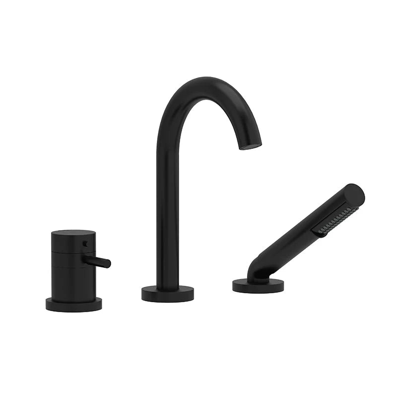 Riobel Riu 3-Piece Deck-Mount Tub Filler with Hand Shower