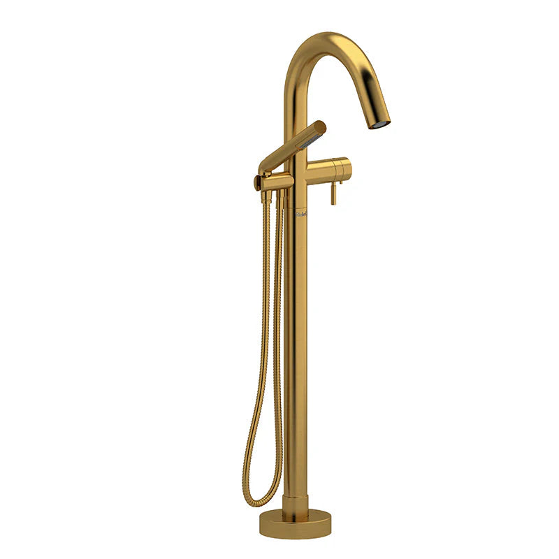 Riobel Riu Floor-Mount Tub Filler with Hand Shower
